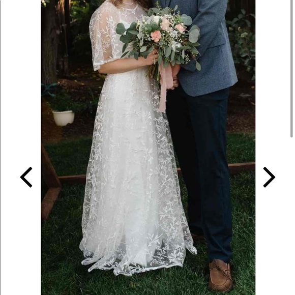 Moment of a Lifetime White Embroidered Backless Maxi Dress - Picture 7 of 13